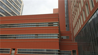 China Materiales modernos de la fachada del edificio del revestimiento de encargo de la terracota con de alta resistencia fábrica