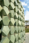 Los paneles por encargo de la fachada de la terracota de la forma, revestimiento externo de Rainscreen