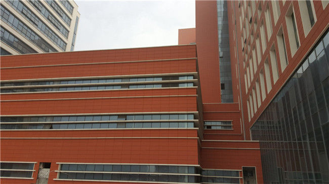 Modern Terracotta Ventilated Exterior Building Facade Materials With High Strength