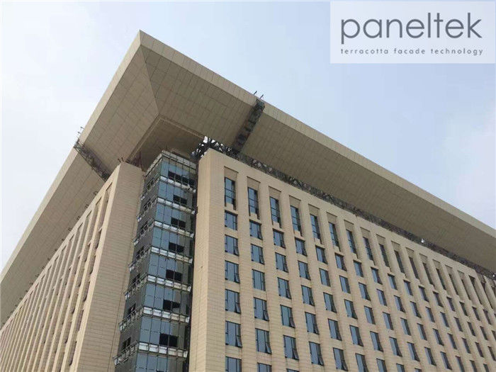 Ceramic Facade Exterior Cladding Systems Hollow Structures With Thermal Insulation